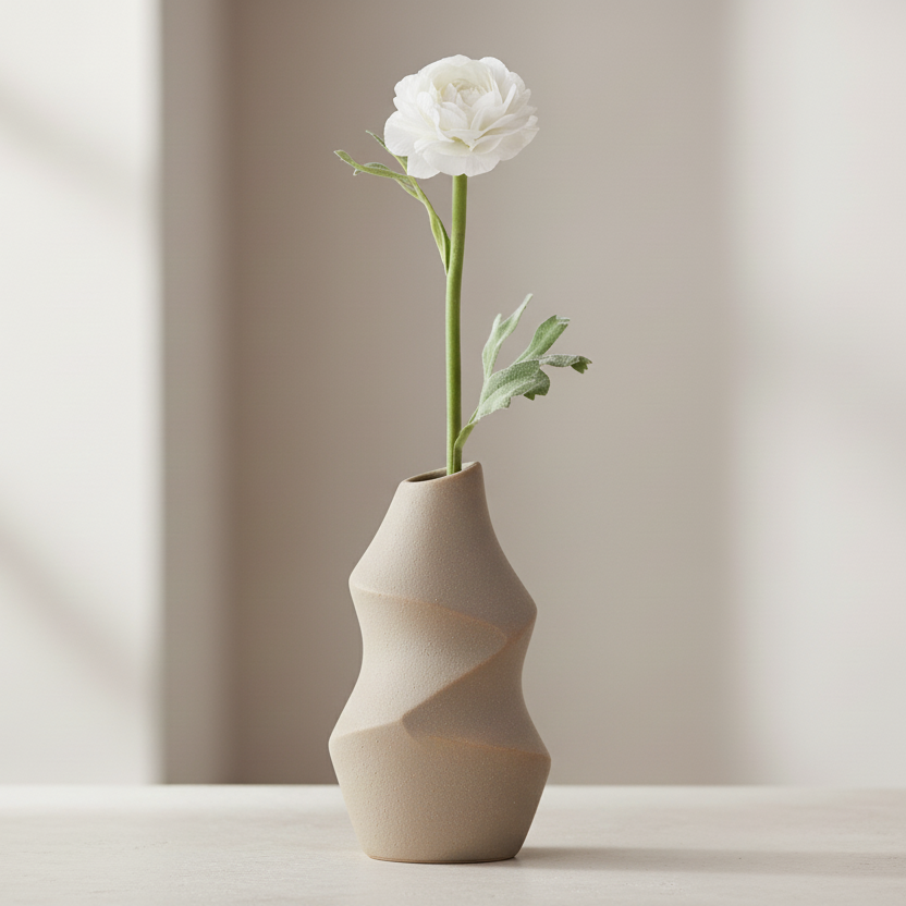 Ranunculus 35cm, White