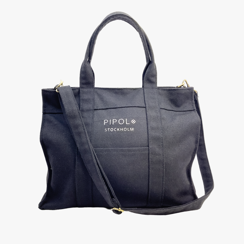 Väska Rive Canvas, Medi Black