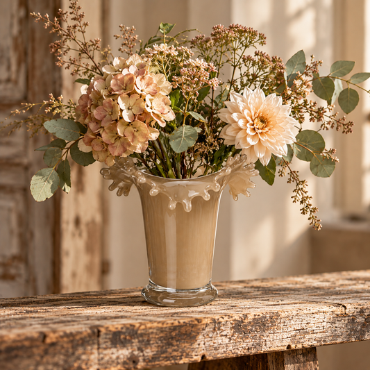 Vase Silke, Klart glas