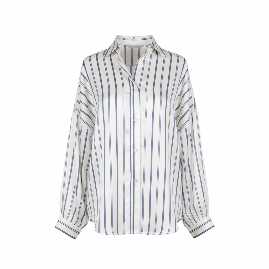Shirt, Blue-striped