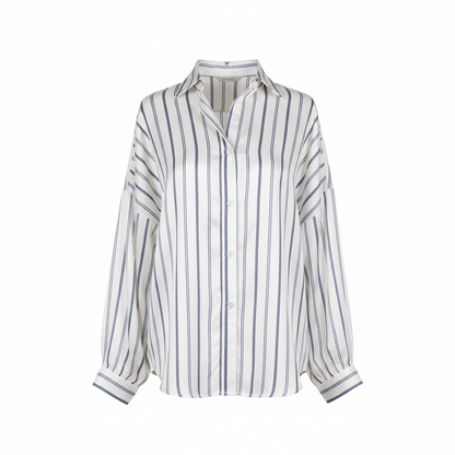 Shirt, Blue-striped