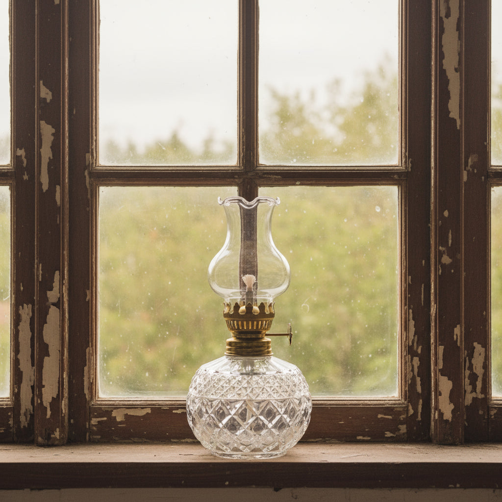 Fotogenlampa Skogsfru