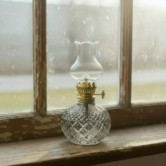 Fotogenlampa Skogsfru