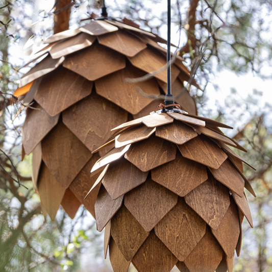 Pendant lamp Skogsgläntan, Walnut