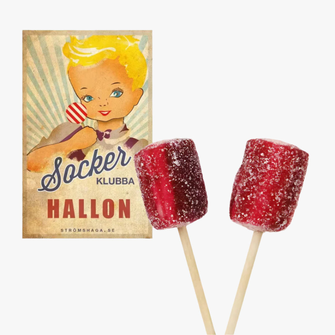 Sockerklubba Hallon