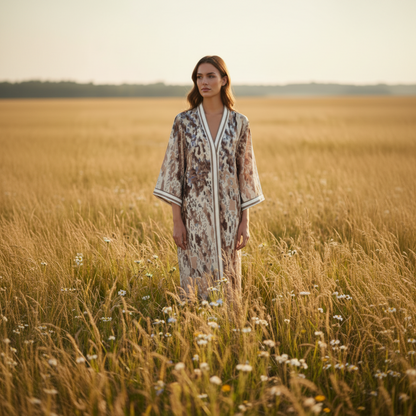 Klänning Stefania, Camel