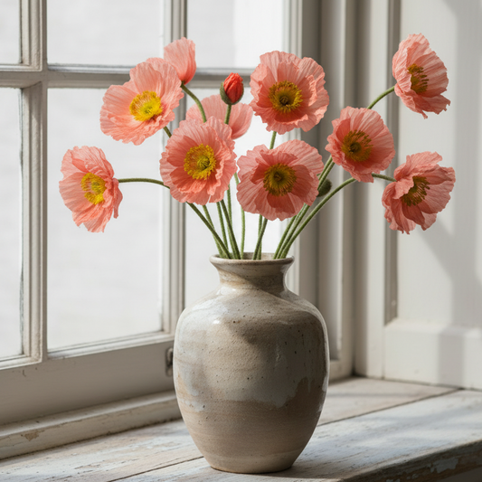 Poppy Coral 75cm