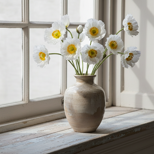 Poppy Cream 75cm