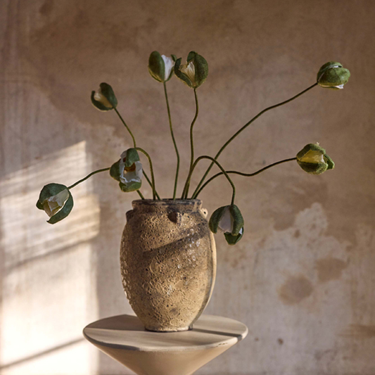 Poppy Bud Cream 78cm