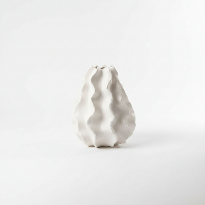 Vase kaktus white