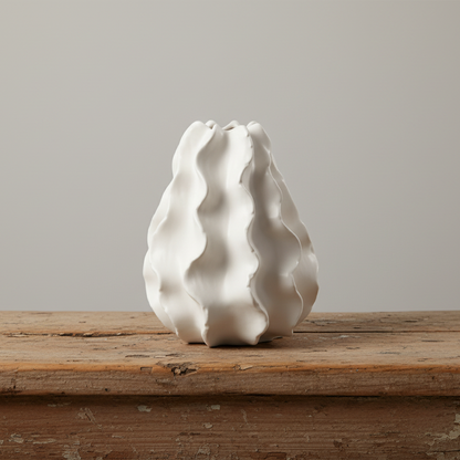 Vase Cactus H27, White