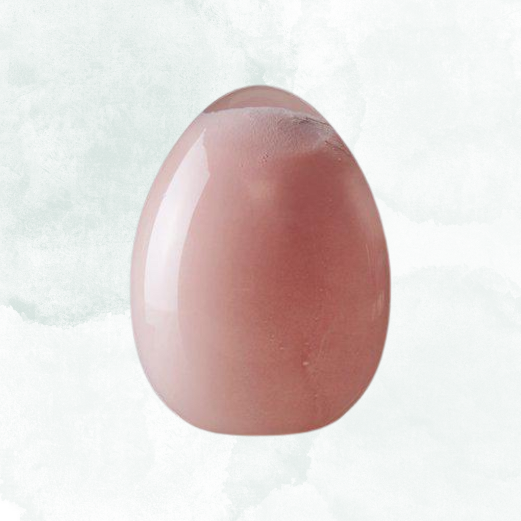 Glasägg rosa