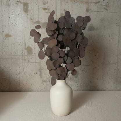 Apple leaves eucalyptus i vas kopparbrun