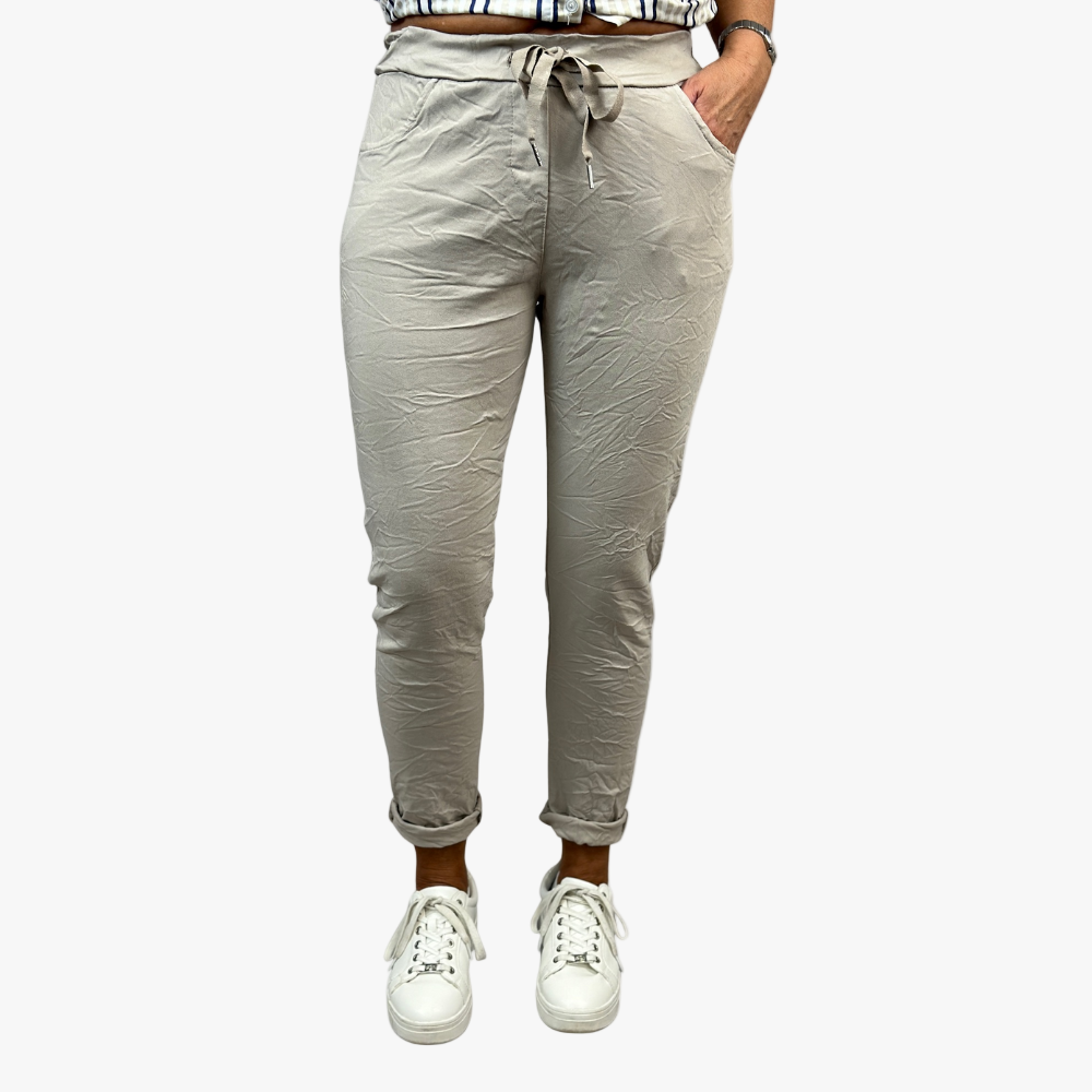 Stretchbyxa Signe, Beige