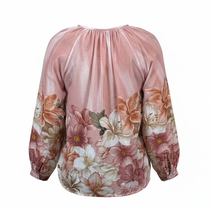 Bluse Rose, Rosa