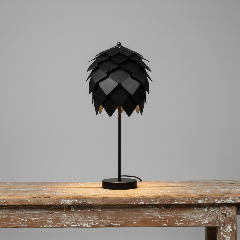 Bordslampa Skogsgläntan Hög, Svart