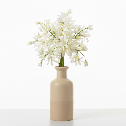 Dahlia bunch 28cm, cream/white
