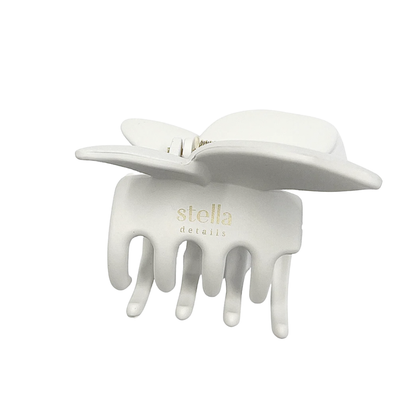 Hårklämma Fjäril, Vit