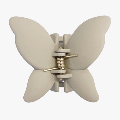 Hårklämma Fjäril, Khaki