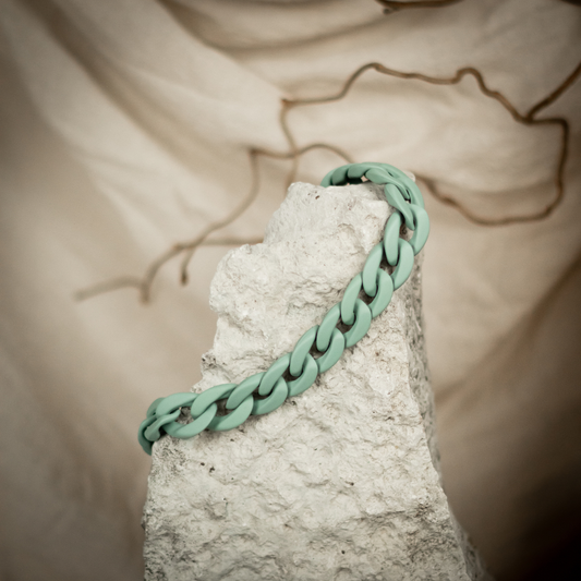 Halsband Chains Of Colour, Petrol