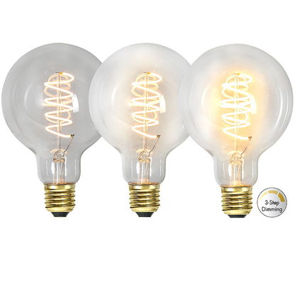 Dimbar LED-lampa i klarglas