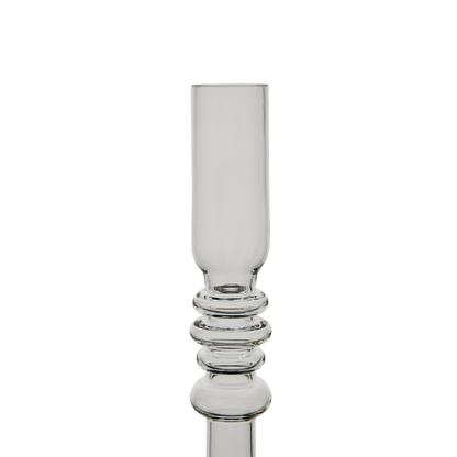 Ljusstake Daisy, Klarglas