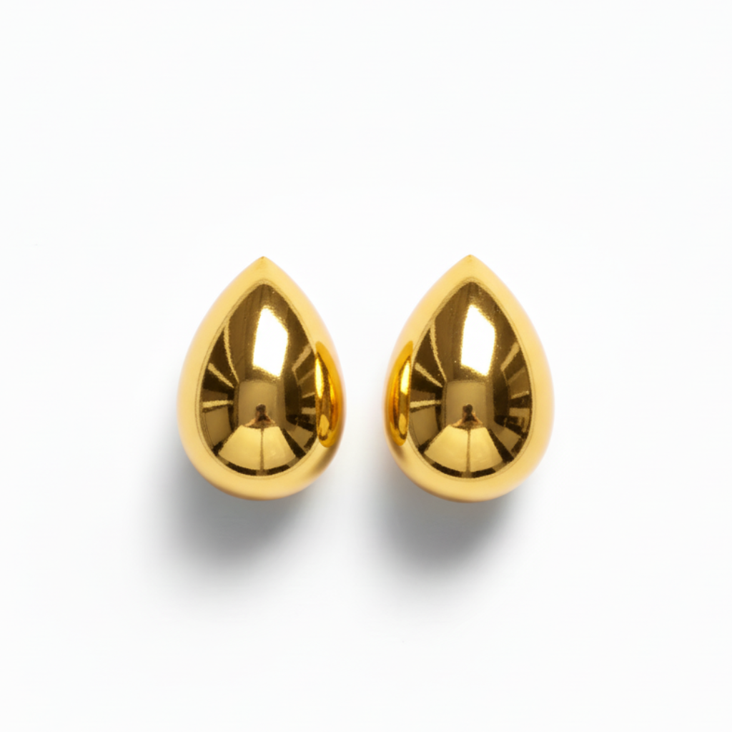 Earrings Pure Drop, Gold
