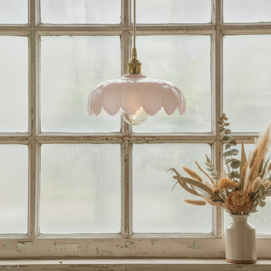 Fönsterlampa  Pärlblom