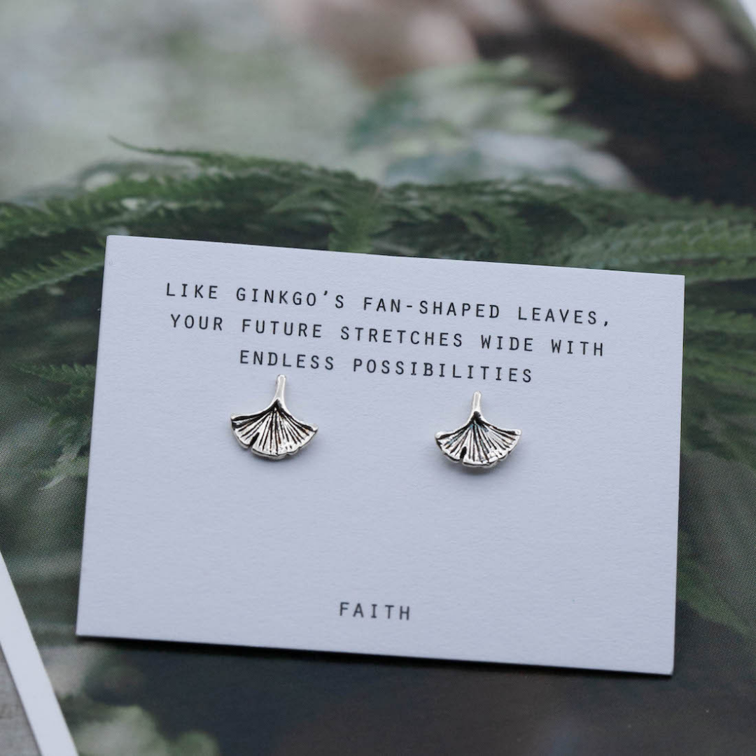 Ginkgoblad  örhängen faith