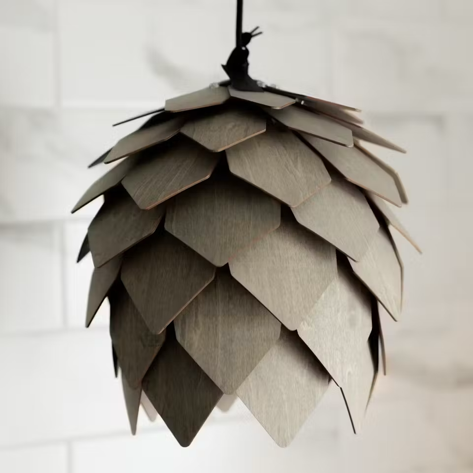 Frera design kotte lampa skogsgläntan grå