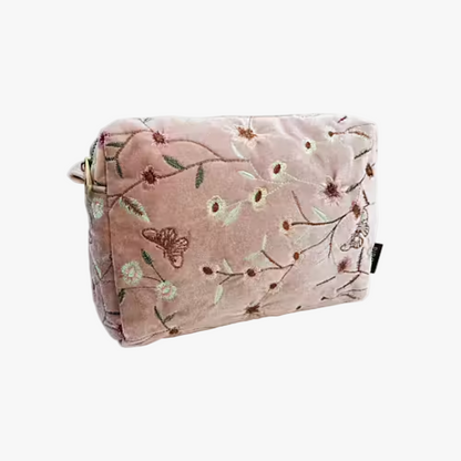 Necessär Garden velvet, Rosa