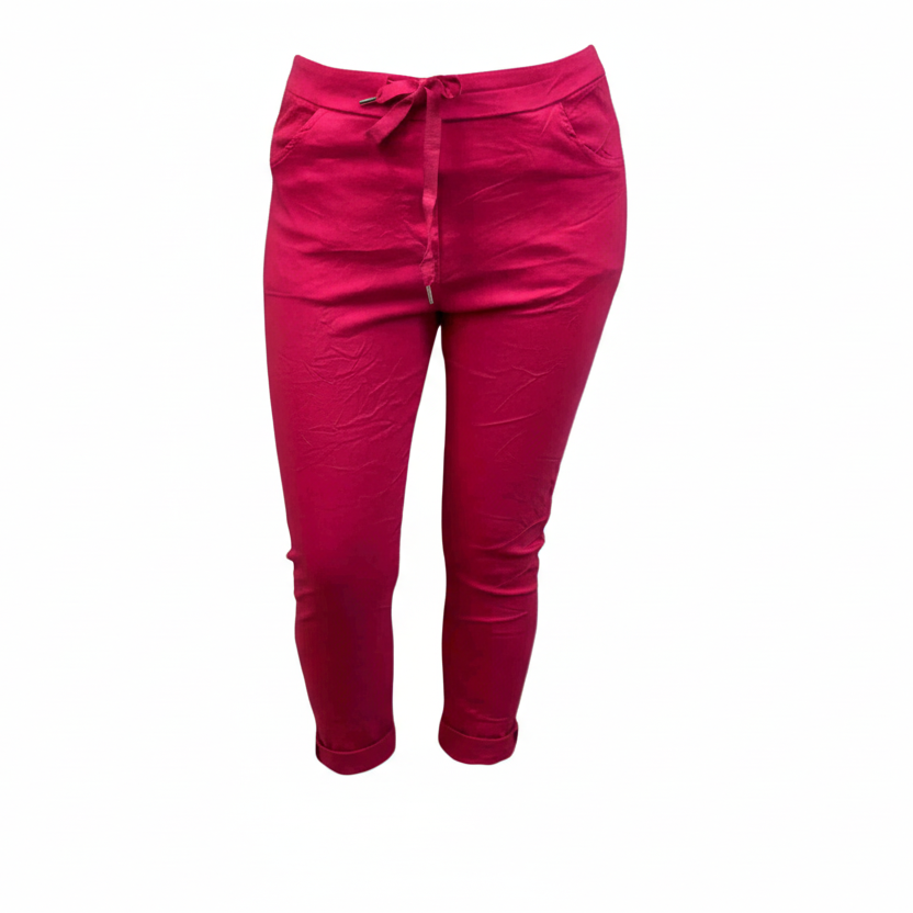 Stretch Trousers Signe, Raspberry