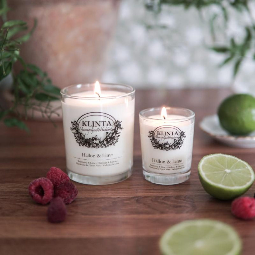 Doft/massageljus Hallon & Lime