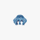 Hårklämma Blue
