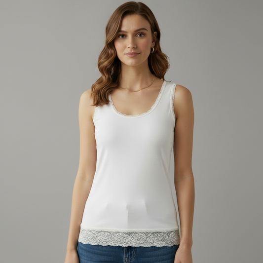 Linen Jenna, White