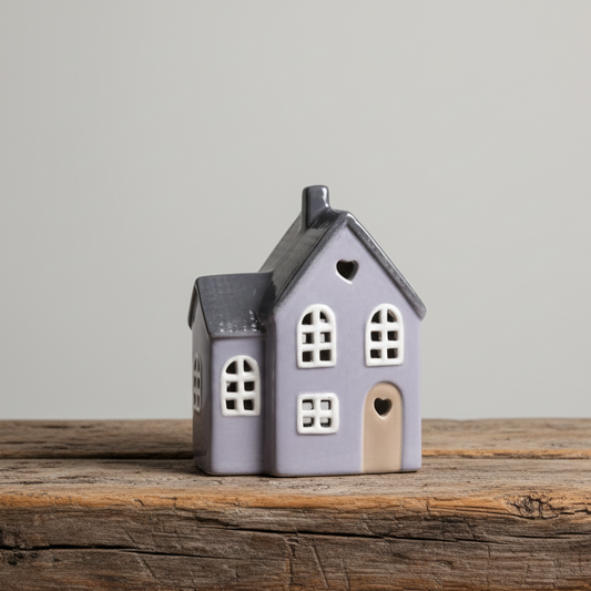 Ljuslykta, Keramikhus Lila 15cm