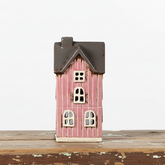 Ljuslykta, Keramikhus Rosa 17cm