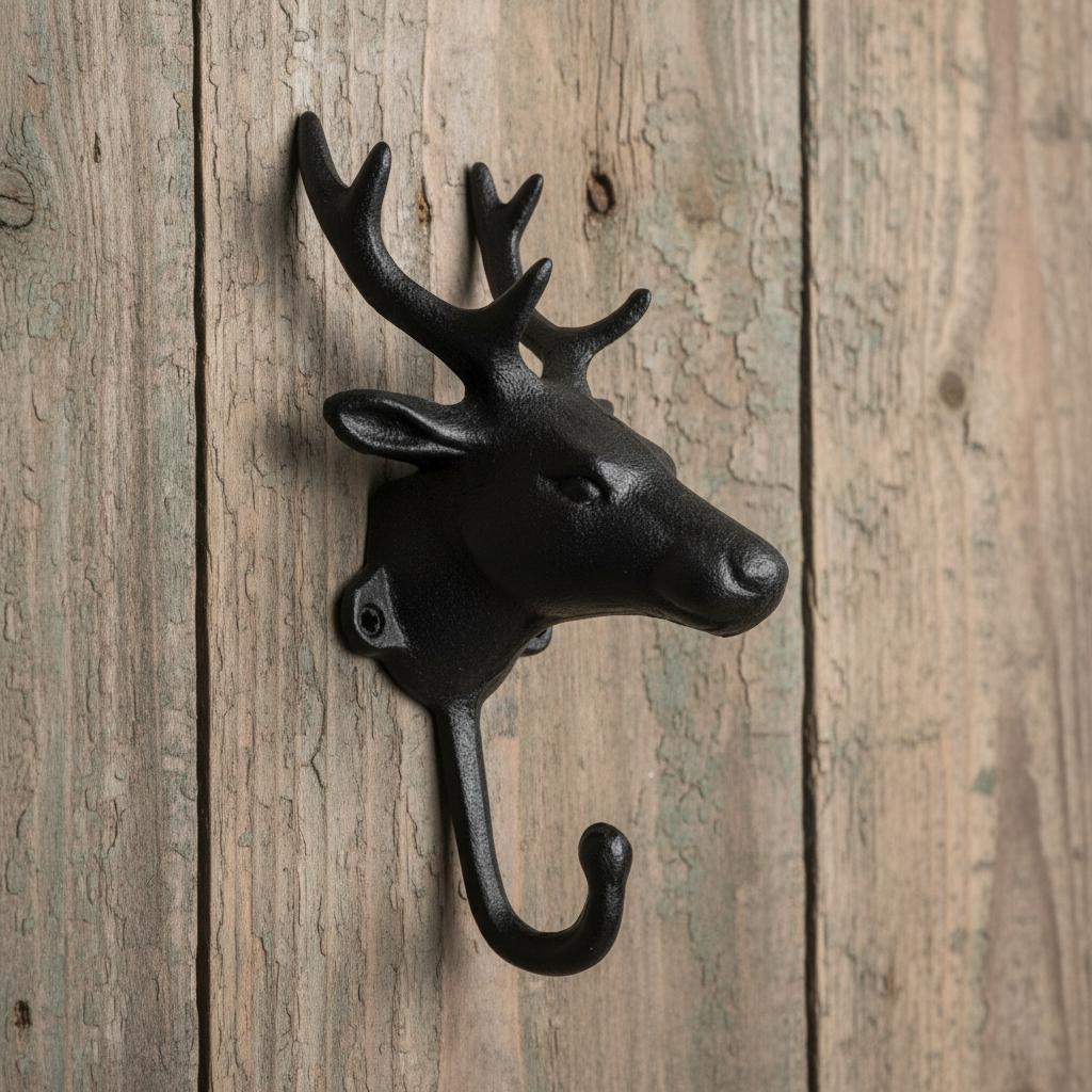 Krok Rådjurshuvud i gjutjärn