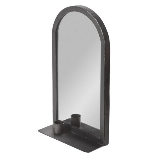 Ljuslampett med spegel, Lindsdal