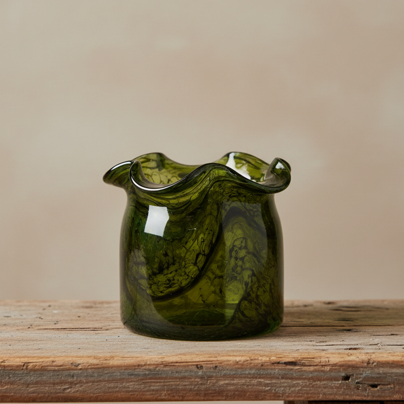 Fyrfadsstage Silke, Klart glas