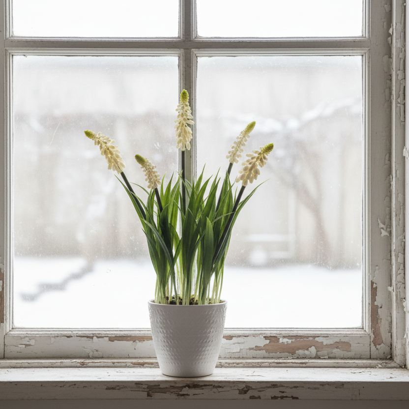 Grape hyacinth in pot, 28cm