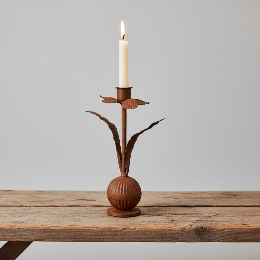 Candle lantern Millie small, brown