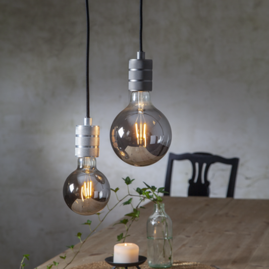 LED lampa Svart Plain Smoke