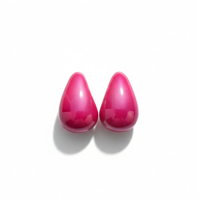 Earrings Pure Drop, Candy Pink
