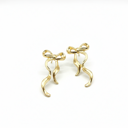 Örhängen Golden Bow