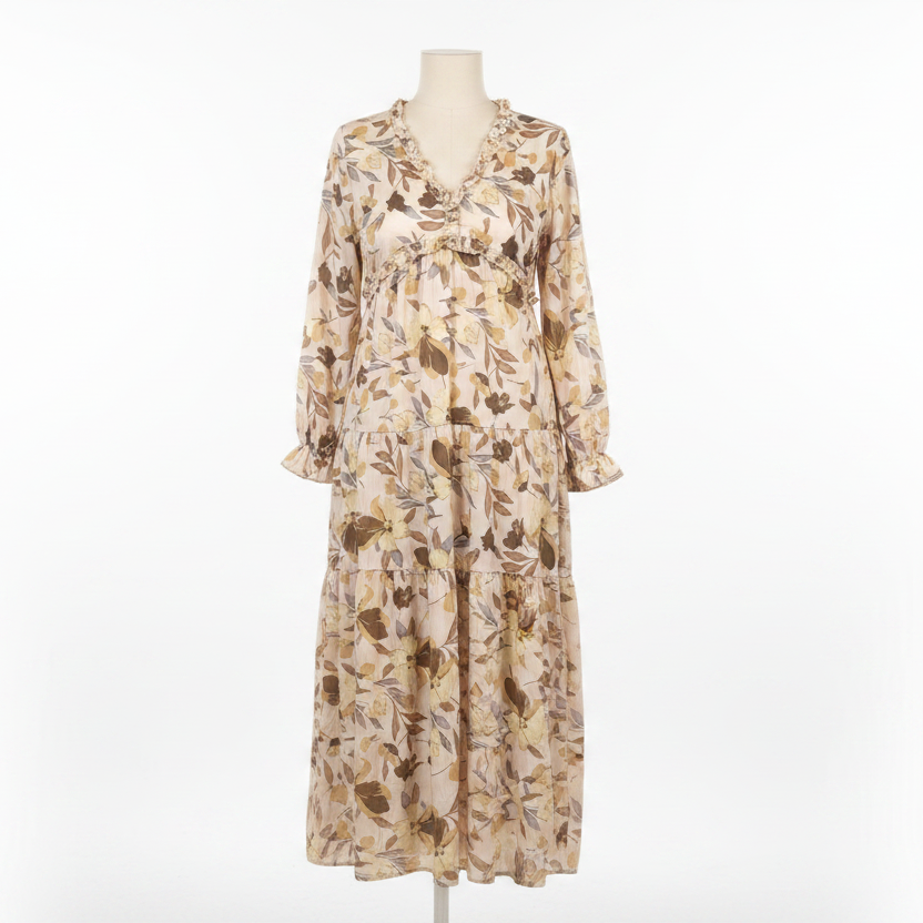 Kjole Rosalie, Beige