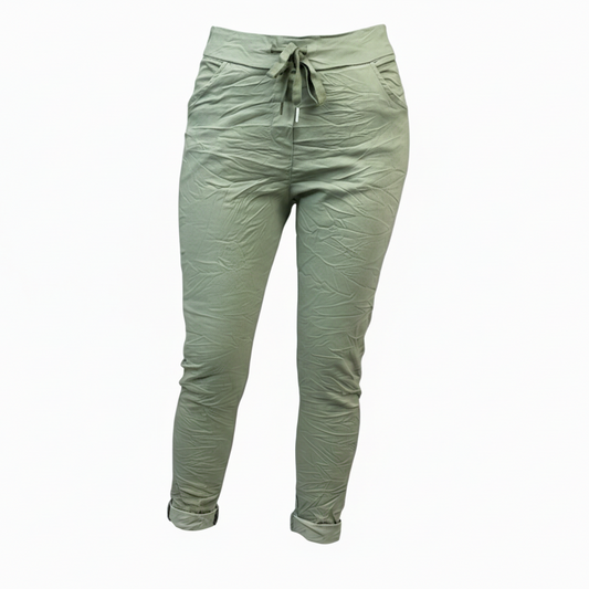 Stretchbyxa Signe, Ljus Army