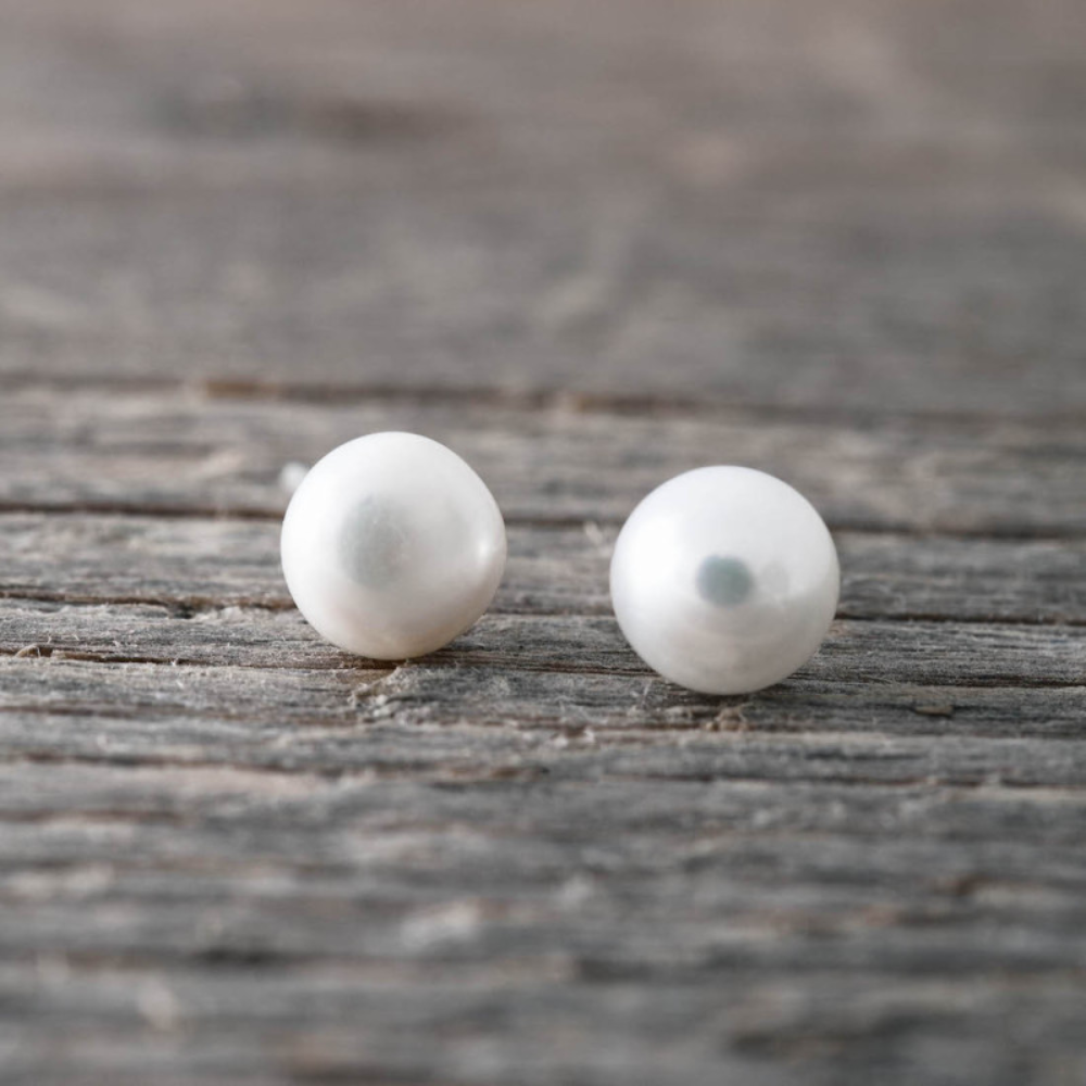 Örhängen Sötvattenpärla, 6mm
