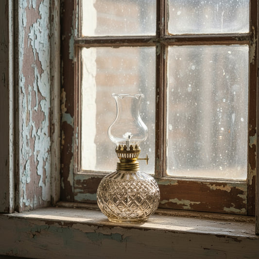 Fotogenlampa Skogsfru