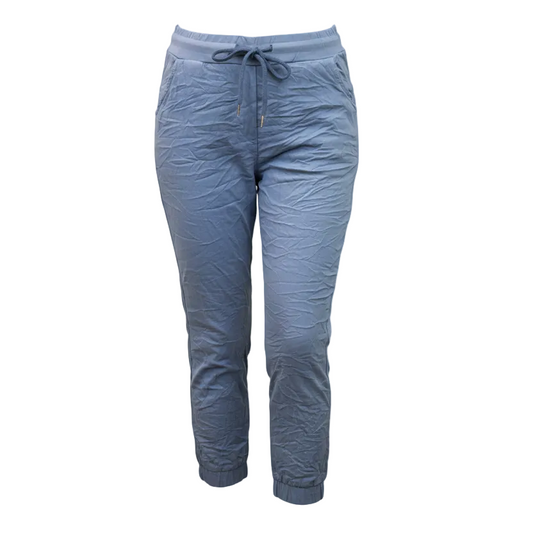 Stretchbyxa Signe, Jeansblå